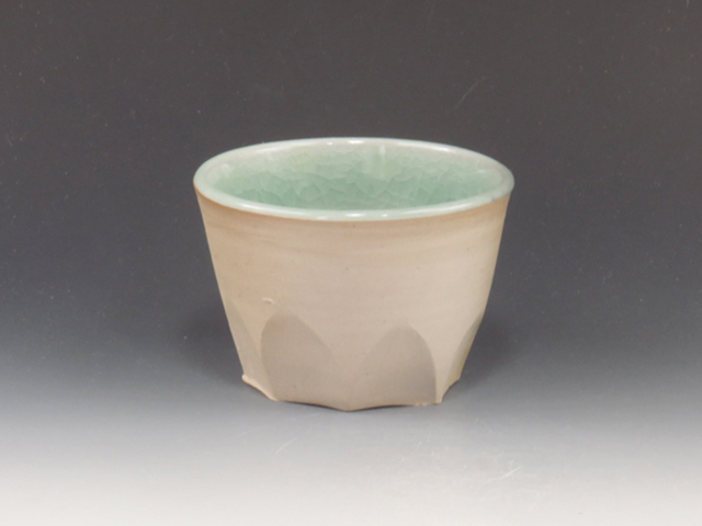 Oborisoma-Yaki (Fukushima) Matsunaga-Gama Pottery Sake cup