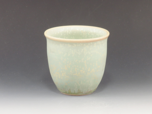 Oborisoma-Yaki (Fukushima) Kyogetsu-Gama Pottery Sake cup 