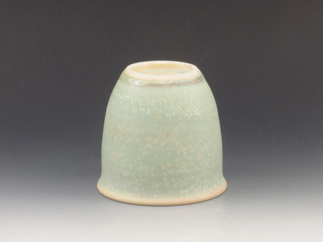 Oborisoma-Yaki (Fukushima) Kyogetsu-Gama Pottery Sake cup 