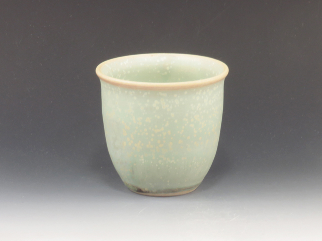 Oborisoma-Yaki (Fukushima) Kyogetsu-Gama Pottery Sake cup 