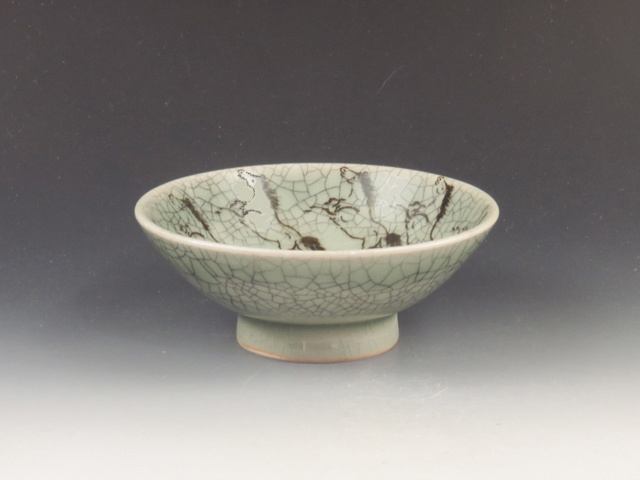 Oborisoma-Yaki (Fukushima) Kyukan-Gama Pottery Sake cup